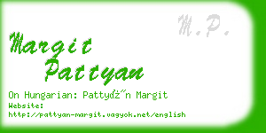 margit pattyan business card